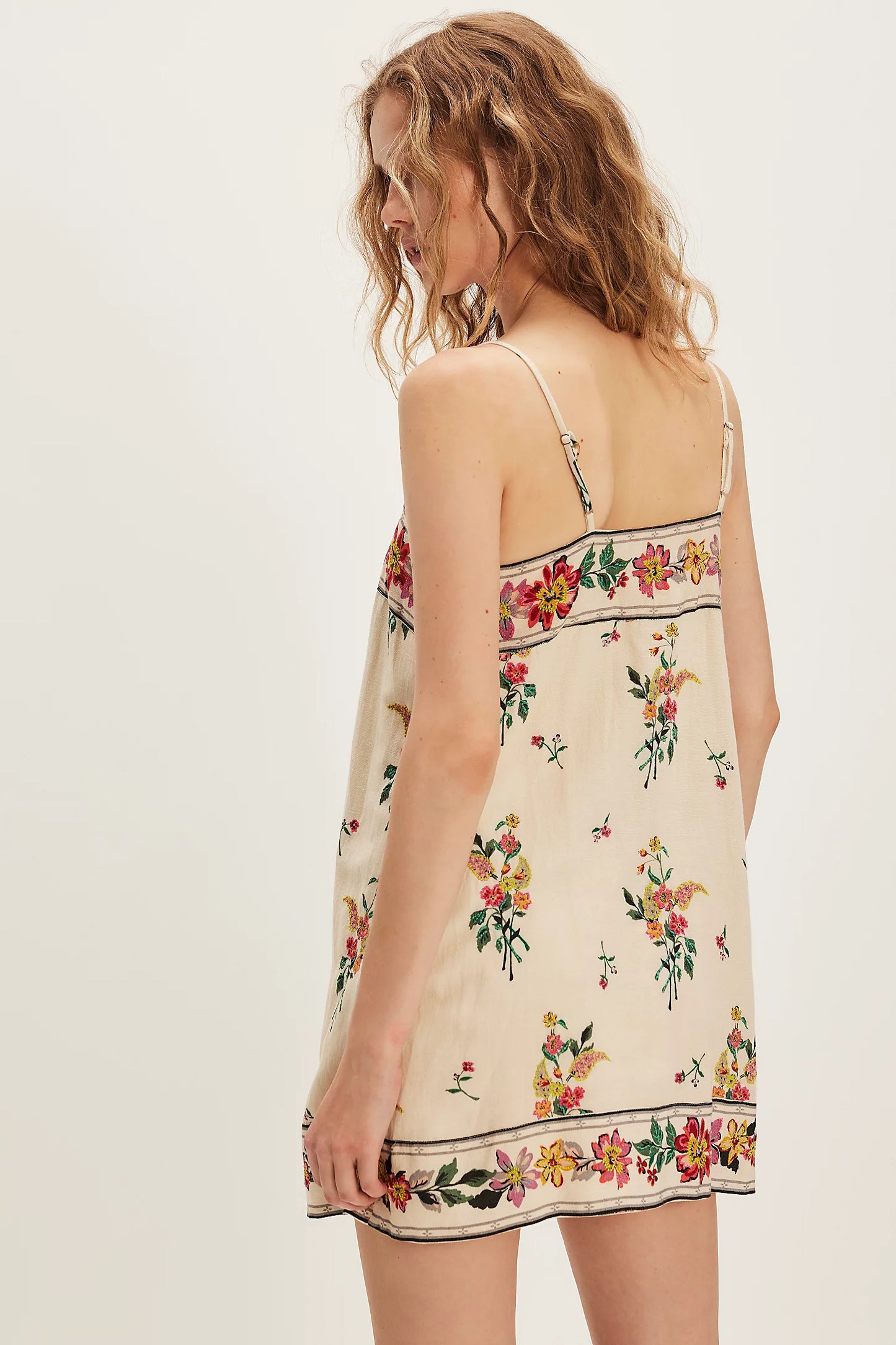 Bali Take Me With You Mini Dress (With Green Straps)
