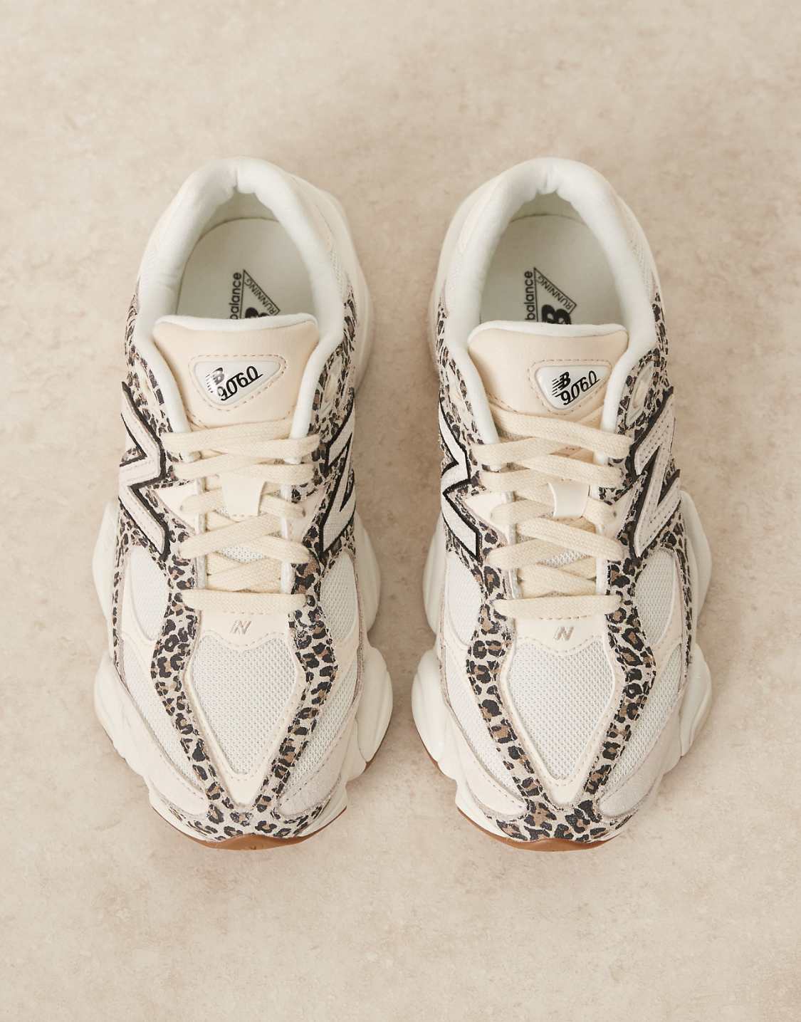 9060 Leopard Print Sneakers