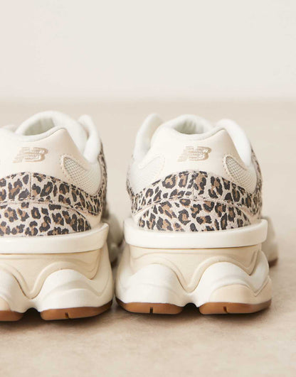 9060 Leopard Print Sneakers