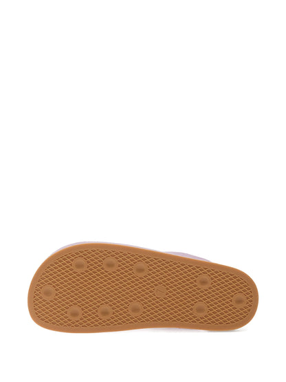 Adimule logo embossed slippers