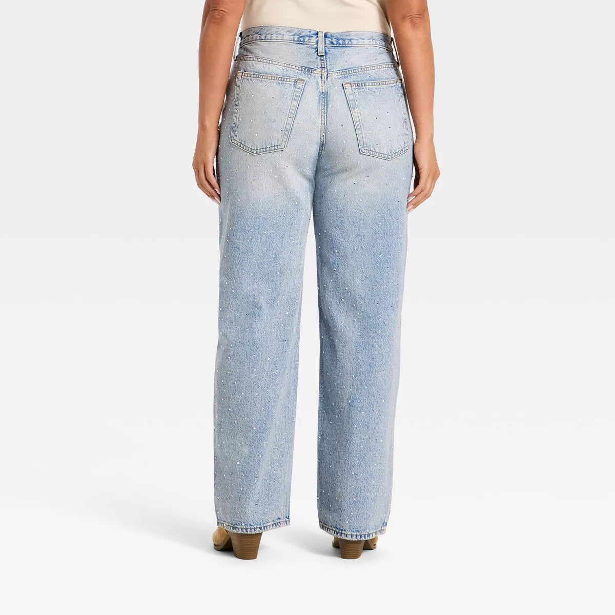 Denim Rhinestone Jeans