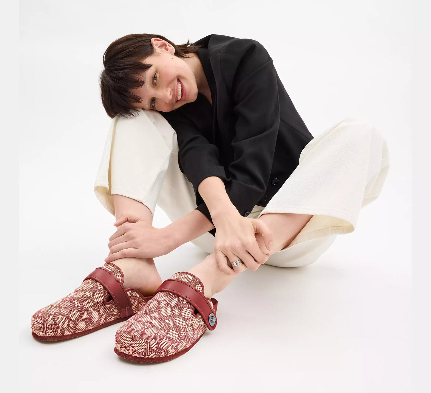 Blake Clog In Signature Textile Jacquard